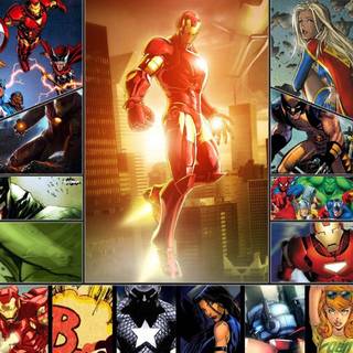 DC comics superheroes desktop wallpaper