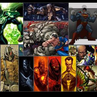 DC comics superheroes desktop wallpaper