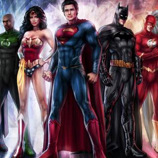 DC comics superheroes desktop wallpaper