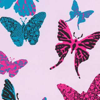 Black girls pink purple and blue wallpaper
