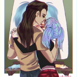 Larry Sally Face wallpaper