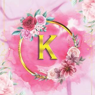 Cute letter K wallpaper