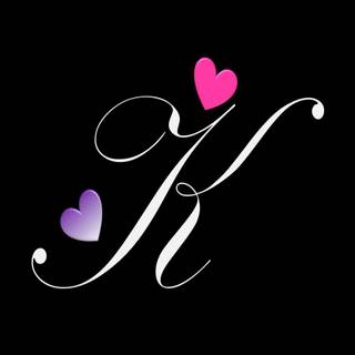 Cute letter K wallpaper