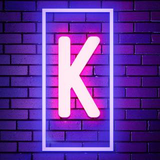 Cute letter K wallpaper