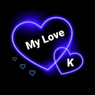 Cute letter K wallpaper