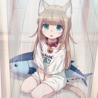 Osakana Neko wallpaper