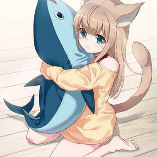 Osakana Neko wallpaper