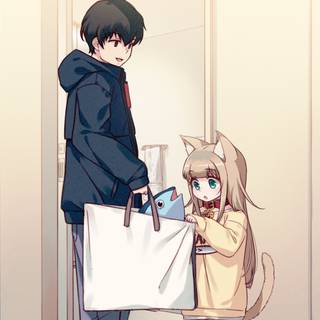 Osakana Neko wallpaper