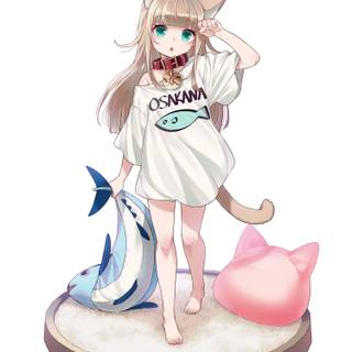 Osakana Neko wallpaper