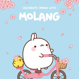 Easter Molang wallpaper