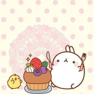 Easter Molang wallpaper