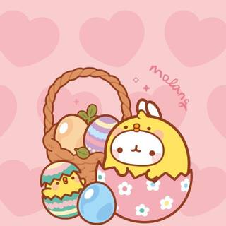 Easter Molang wallpaper