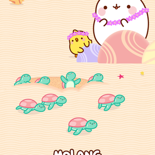 Easter Molang wallpaper