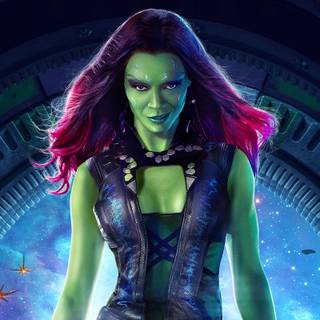 Zoe Saldana Guardians of the Galaxy 3 wallpaper wallpaper