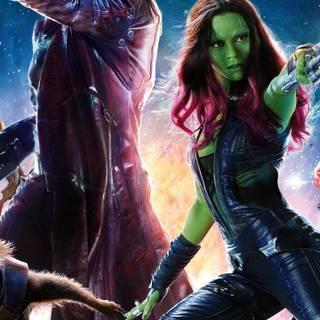 Zoe Saldana Guardians of the Galaxy 3 wallpaper wallpaper