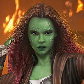 Zoe Saldana Guardians of the Galaxy 3 wallpaper wallpaper