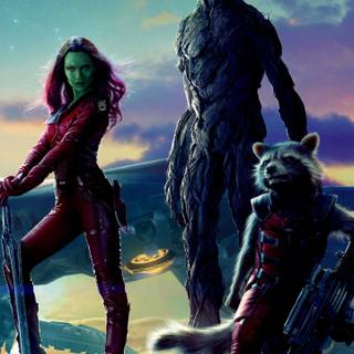 Zoe Saldana Guardians of the Galaxy 3 wallpaper wallpaper
