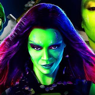 Zoe Saldana Guardians of the Galaxy 3 wallpaper