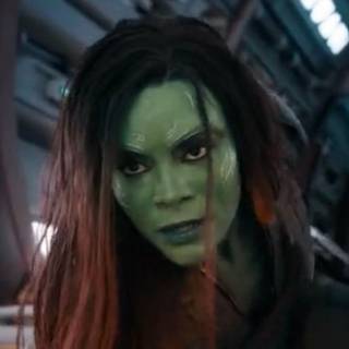 Zoe Saldana Guardians of the Galaxy 3 wallpaper