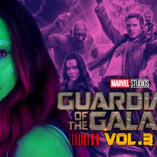 Zoe Saldana Guardians of the Galaxy 3 wallpaper