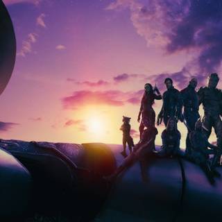 Zoe Saldana Guardians of the Galaxy 3 wallpaper