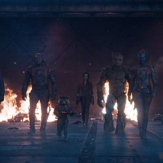 Zoe Saldana Guardians of the Galaxy 3 wallpaper