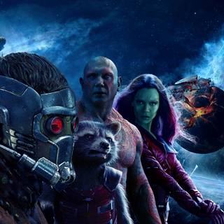 Zoe Saldana Guardians of the Galaxy 3 wallpaper