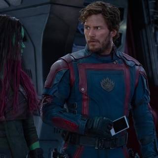 Zoe Saldana Guardians of the Galaxy 3 wallpaper