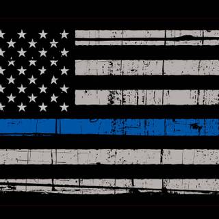 Back the blue flag wallpaper