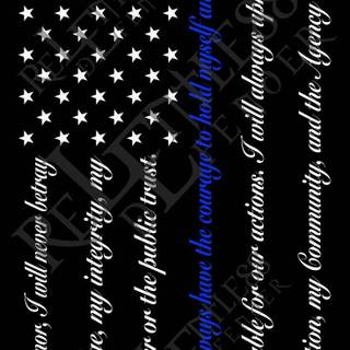 Back the blue flag wallpaper