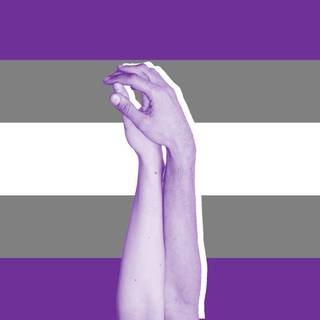 Acesexual laptop wallpaper