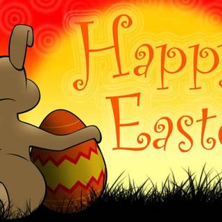Happy Easter animal wallpaper