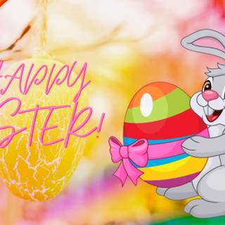 Happy Easter animal wallpaper