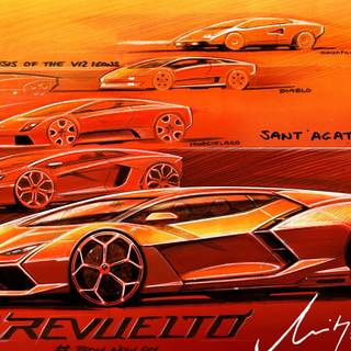 Lamborghini Revuelto HD wallpaper