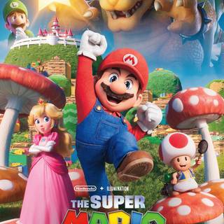 The Super Mario Bros movie Mushroom Kingdom