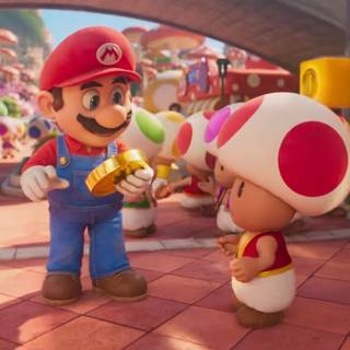 The Super Mario Bros movie Mushroom Kingdom