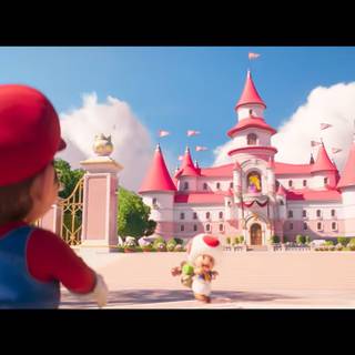 The Super Mario Bros movie Mushroom Kingdom