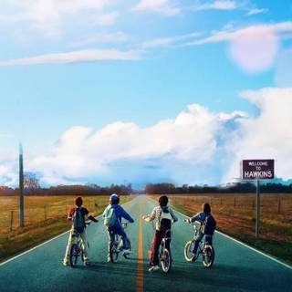 Welcome to Hawkins wallpaper