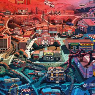 Welcome to Hawkins wallpaper