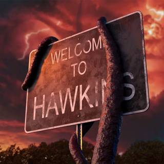 Welcome to Hawkins wallpaper