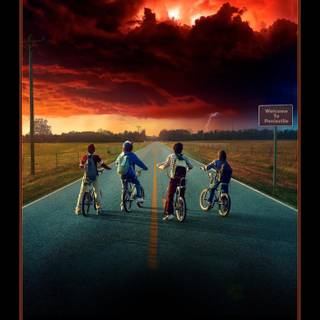 Welcome to Hawkins wallpaper