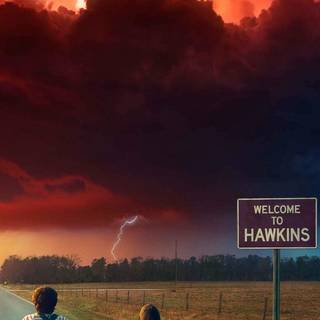 Welcome to Hawkins wallpaper