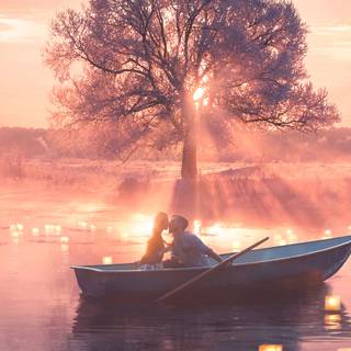 Morning calm HD wallpaper