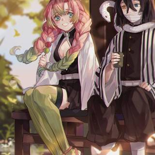 Mitsuri x Obanai wallpaper