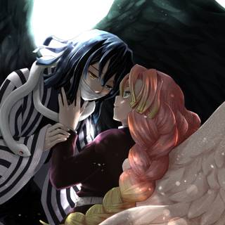 Mitsuri x Obanai wallpaper