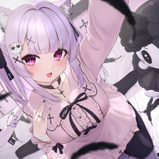 Kuromi anime wallpaper