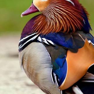 Mandarin ducks wallpaper