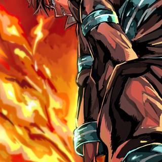 Fire Force 4k phone wallpaper