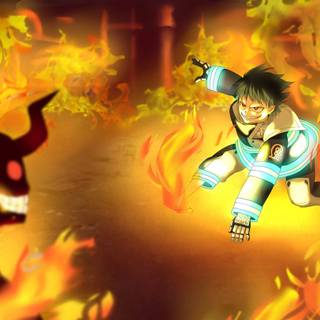 HD 4k Shinra Kusakabe wallpaper