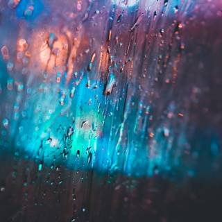 Spring rain fog wallpaper